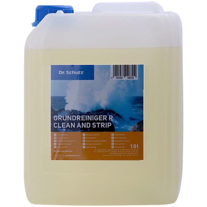 Dr. Schutz padlótisztító oldat, 10 literes erőteljes tisztítószer, makacs szennyeződésekhez, folyékony