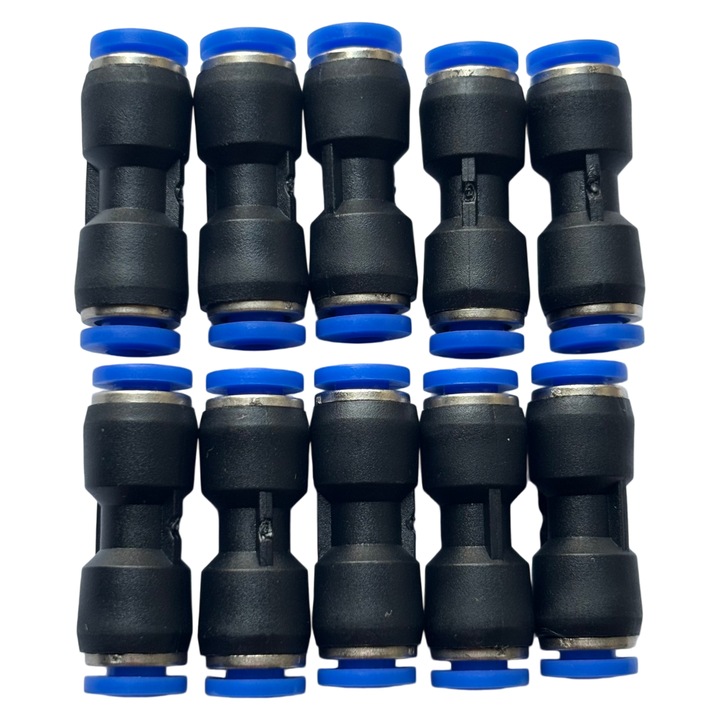 10 db Y pneumatikus csatlakozó készlet, Generic PU-4 tartós