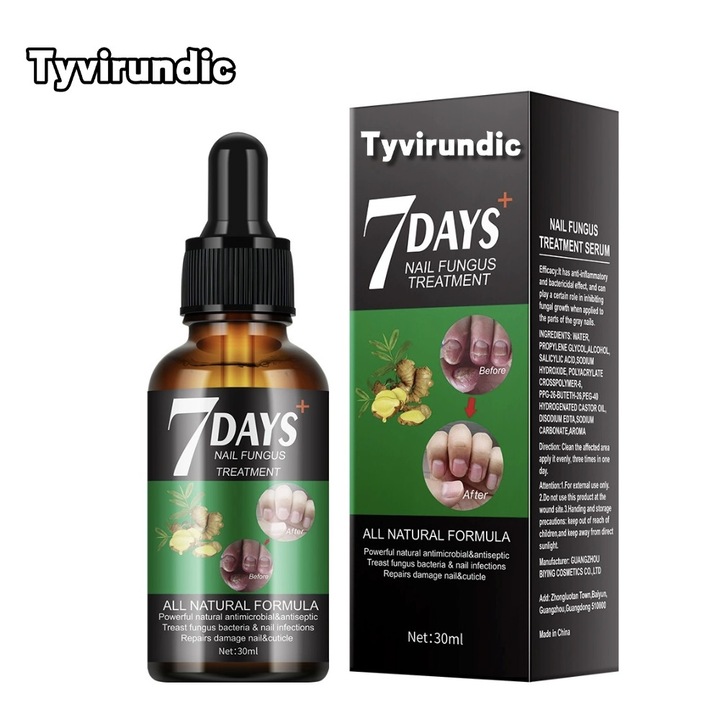 Tyvirundic körömrestauráló olaj, tápláló kezelés, 30 ml, folyékony, fényes megjelenés