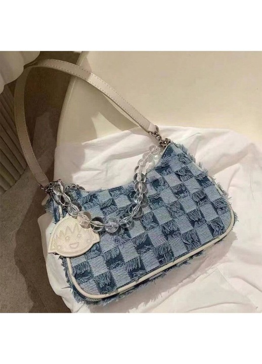 Kék női crossbody táska