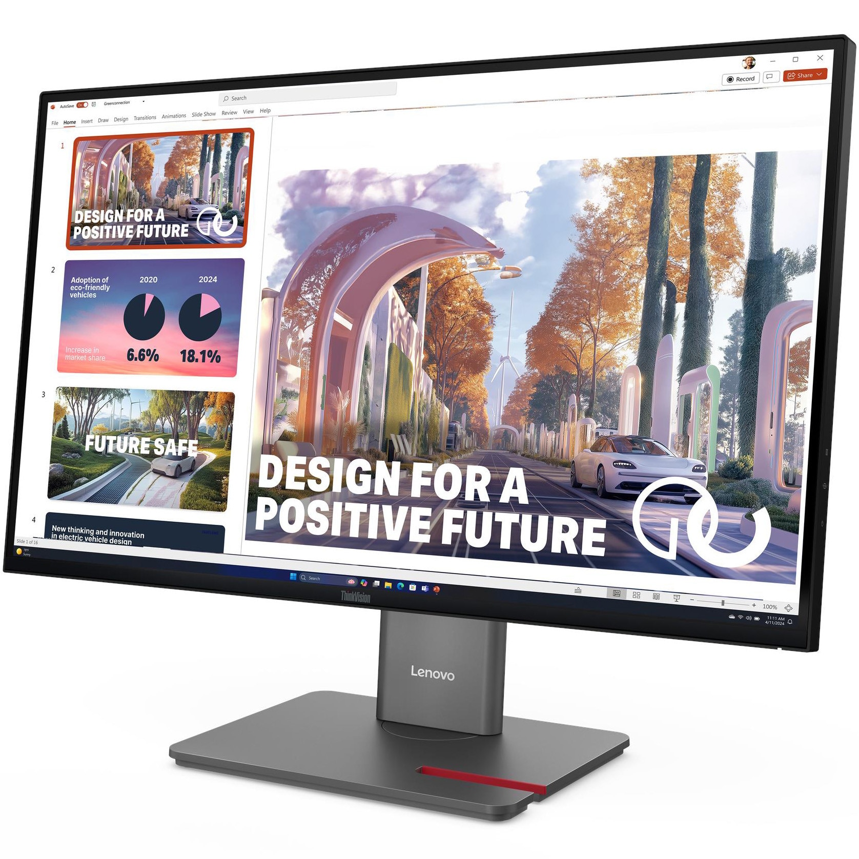 Monitor LED Lenovo ThinkVision P27QD-40, 27
