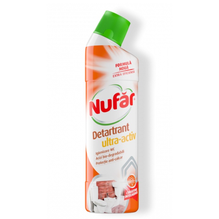 Solutie WC Detartrant Nufar Ultra-Activ, 750ml, lichid