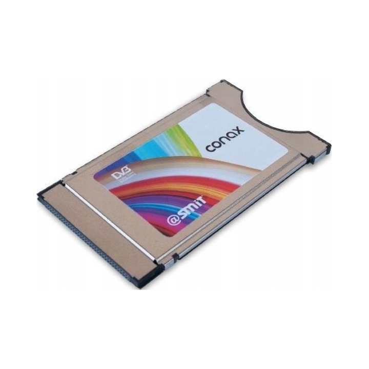 Modul CI/CAM Conax SMiT ver. 1670, compatibil DVB-CI, suport Conax Integration Kit 5.0, PCMCIA Tip II 68 pini, argintiu