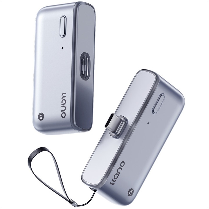 Llano vezeték nélküli HDMI adapter, hordozható, 1080p, USB Type-C, szürke