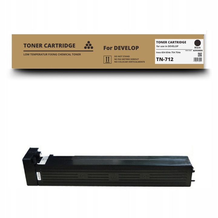 Multibox TN-712 kompatibilis toner Develop Ineo 654/654e/754/754e nyomtatókhoz, fekete, 40800 oldal