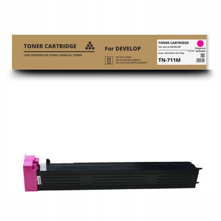 Toner TN-711M magenta utángyártott DEVELOP Ineo+ 654/654e/754/754e, 31500 oldal, 1 db.