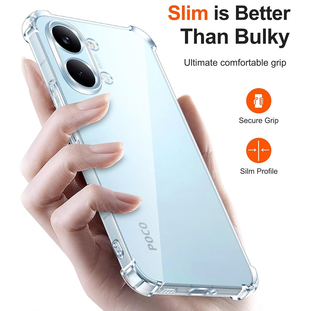 Carcasa de protectie pentru Xiaomi Poco X8 Pro Max, transparenta