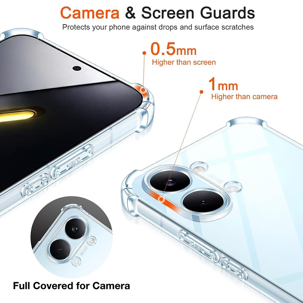 Carcasa de protectie pentru Xiaomi Poco X8 Pro Max, transparenta
