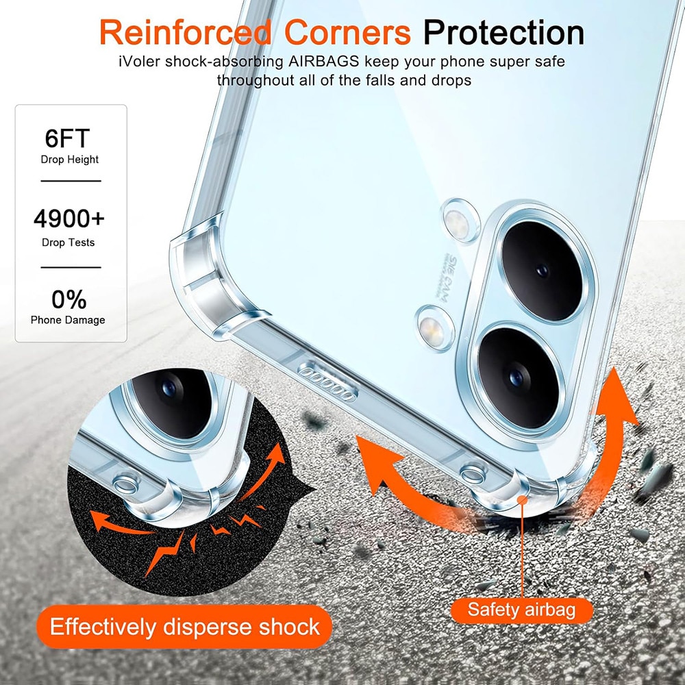 Carcasa de protectie pentru Xiaomi Poco X8 Pro Max, transparenta