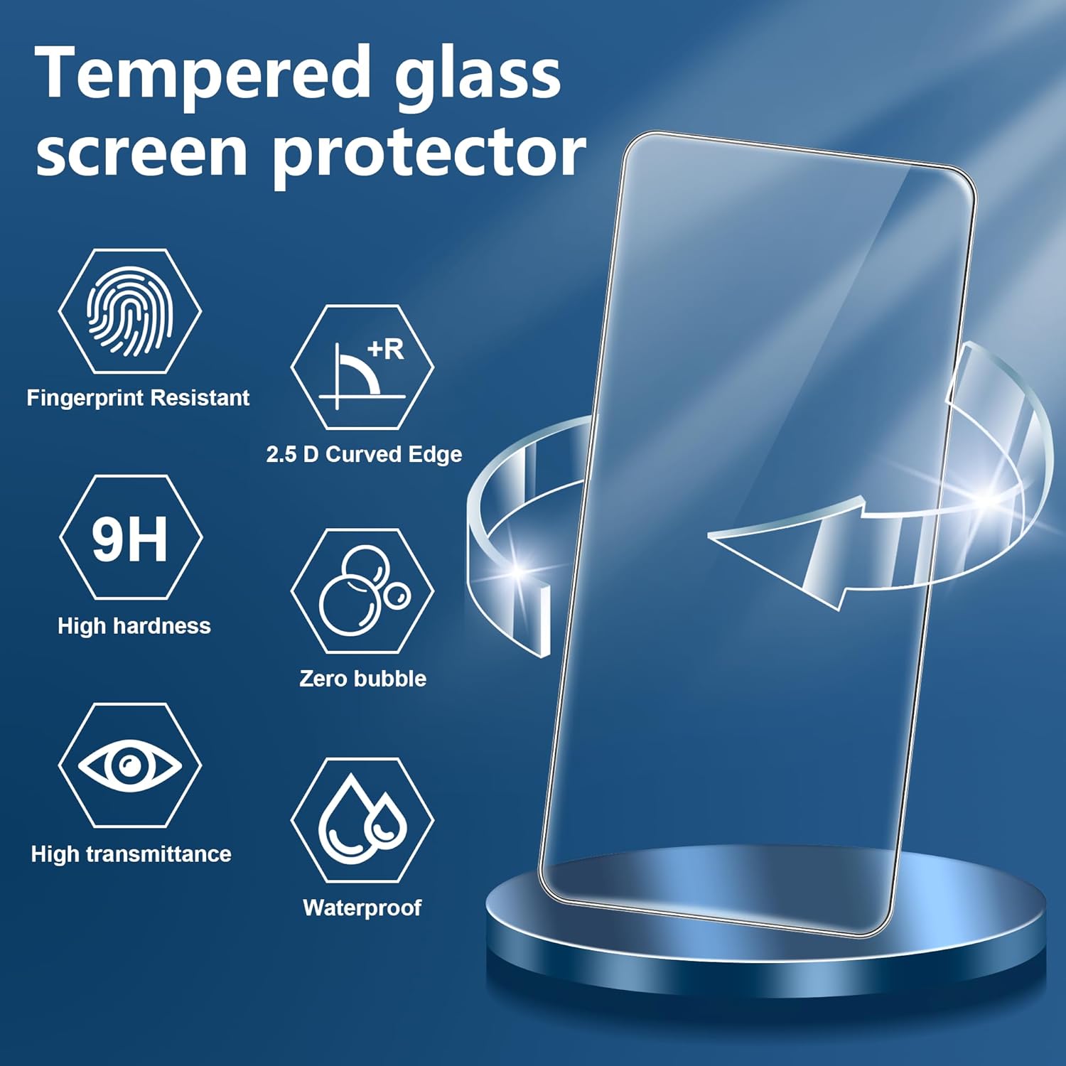 Set 2 Folie Sticla pentru Poco M7 Pro 5G Oein® – Sticla Securizata 9H+, Claritate Super HD, Tratament Oleofob Electronic, Anti-Amprenta, Sensibilitate Touch Avansata, Acoperire Completa Compatibila cu Husa