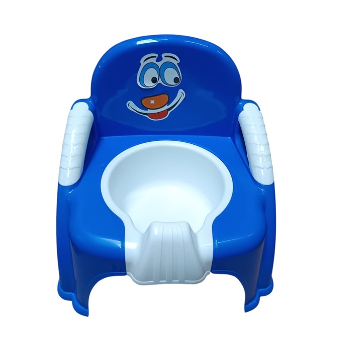 Olita scaunel cu spatar din plastic, 30x12 cm, marca Sterk, albastra