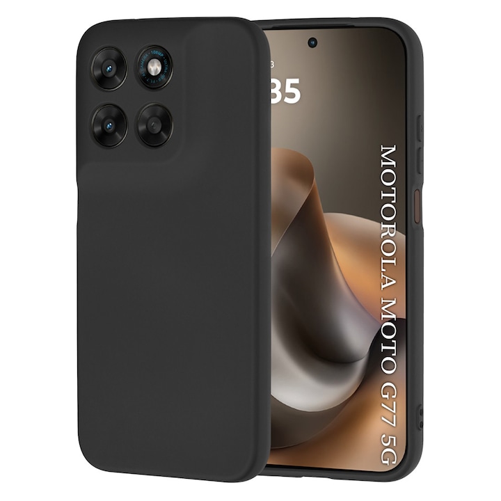 Carcasa de protectie pentru Motorola Moto G77 / Motorola Moto G67, negru