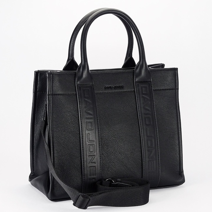 Geanta mare neagra David Jones Paris CM7724-1 16 Negru