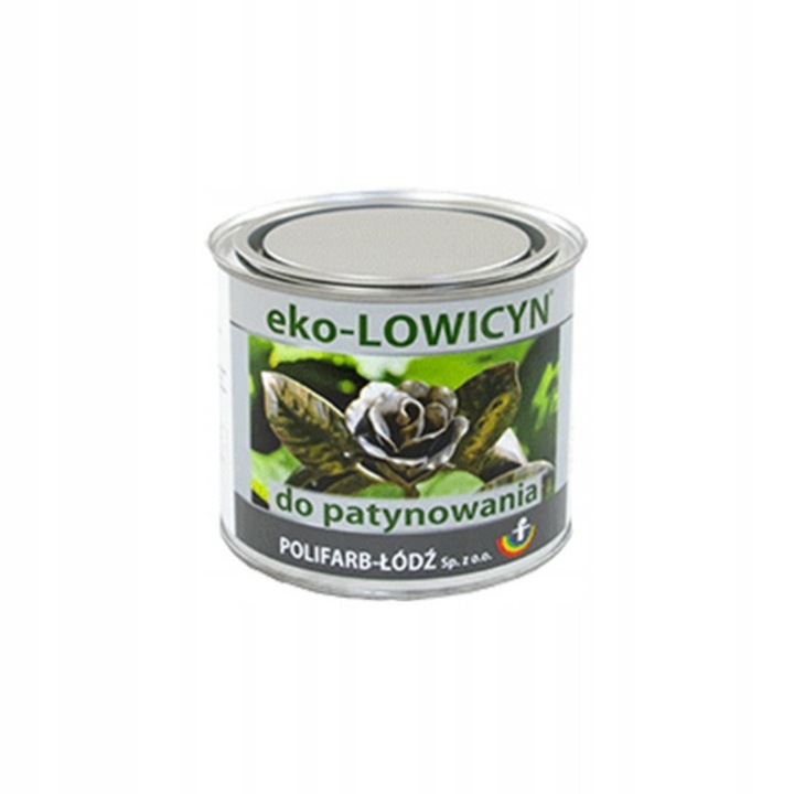 Eko Lowicyn festék patinázáshoz, POLIFARB, 0.4L, ezüst patina szín, víz- és UV-álló