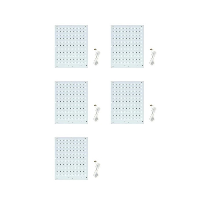 5x Lithophane LED panel készlet Bambu 3D nyomtatóhoz, fehér, USB-C