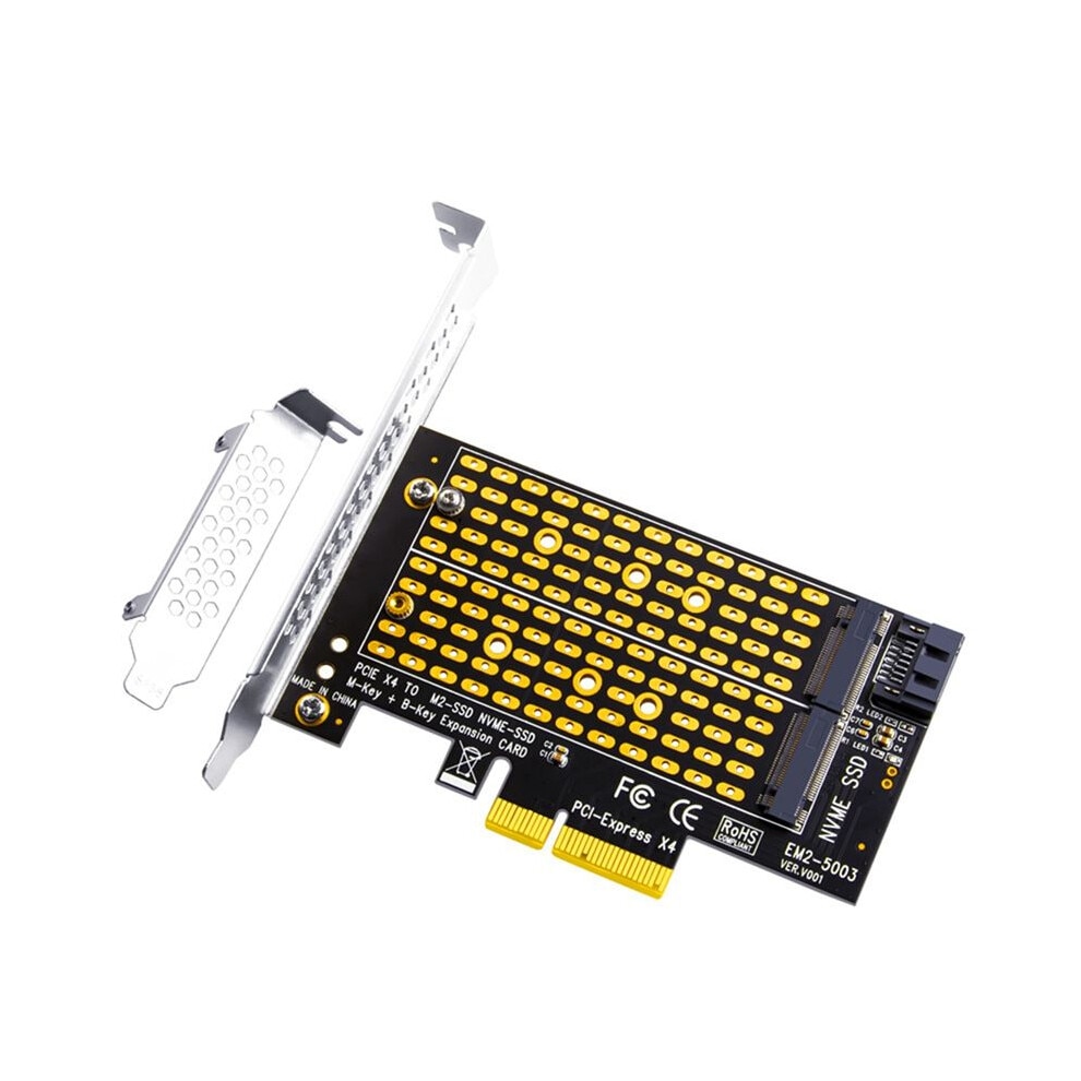Card adaptor NVME SSD la M.2 Key AE, Mmgoqqt, instalare verticala