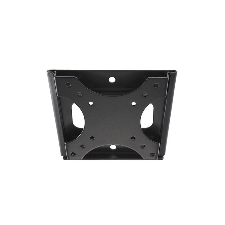 Suport TV fix ultra-subtire, 19-32 inch, negru, pentru montare pe perete
