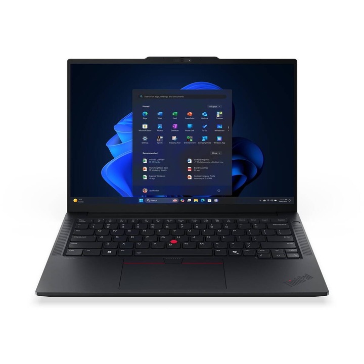 Laptop Lenovo ThinkPad E14 G7 WUXGA 14 inch AMD Ryzen 7 250 16GB 512GB SSD Layout Nordic Windows 11 Pro Black