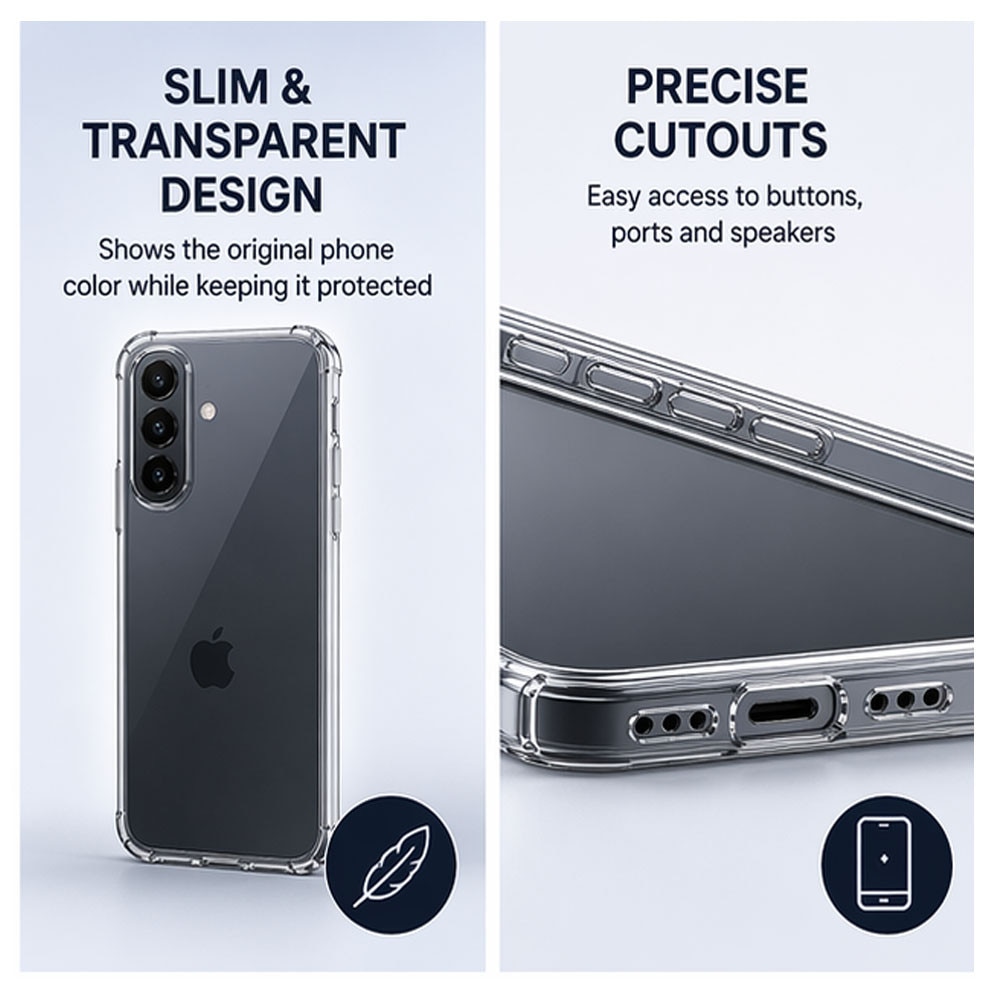 BestCase® Husa Anti Shock Compatibila cu Honor 600 Lite, Reinforced 4 Corners, Transparent