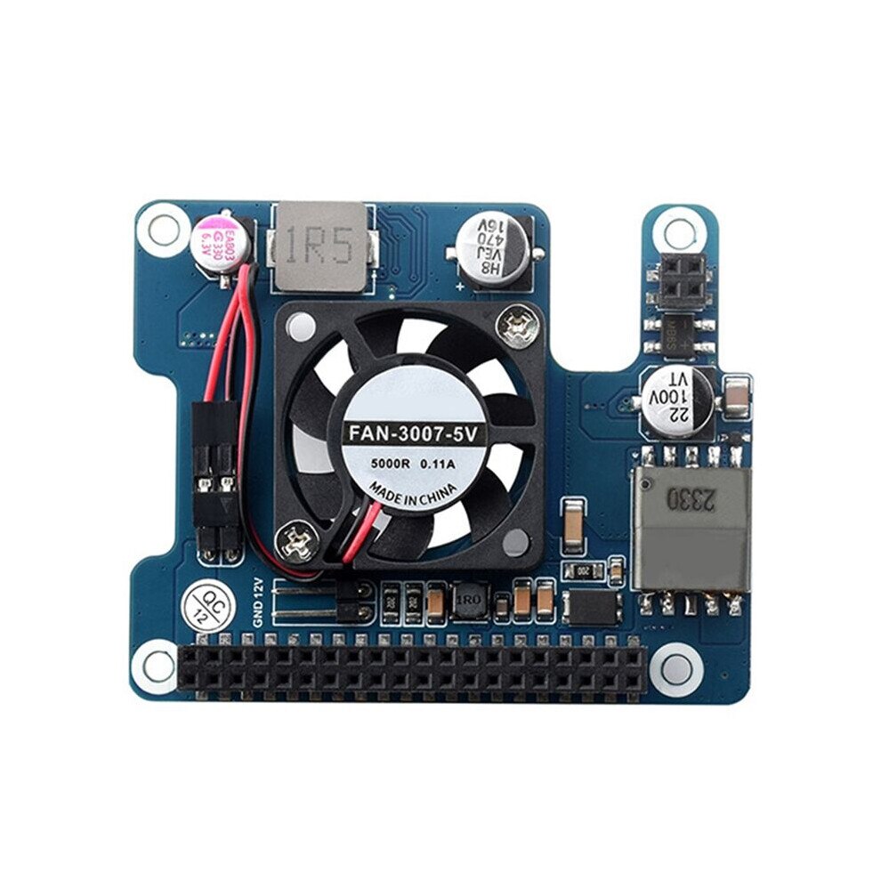 Activa Raspberry Player Placa de expansiune PoE pentru Raspberry Pi 5, racire activa, albastra ...