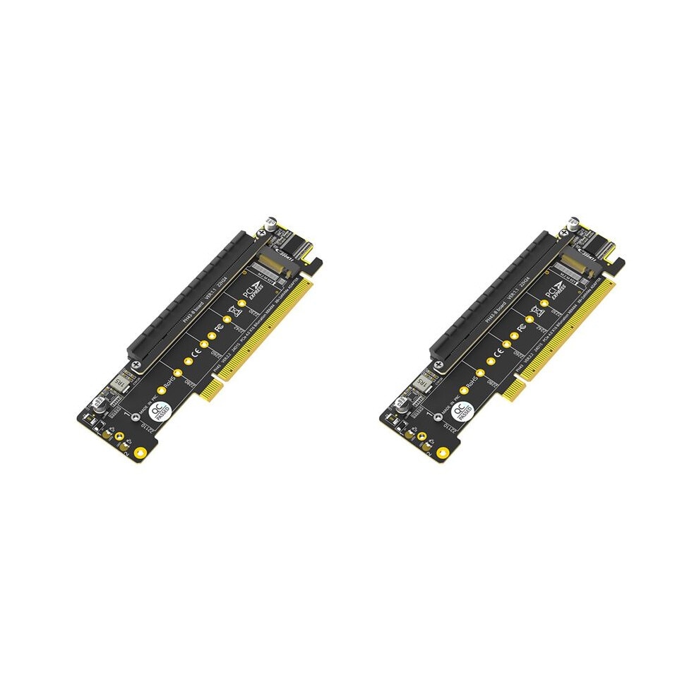 Adaptor M.2 NVME SSD PCIe X16 4-port, 4x32 Gbps, set cu suruburi