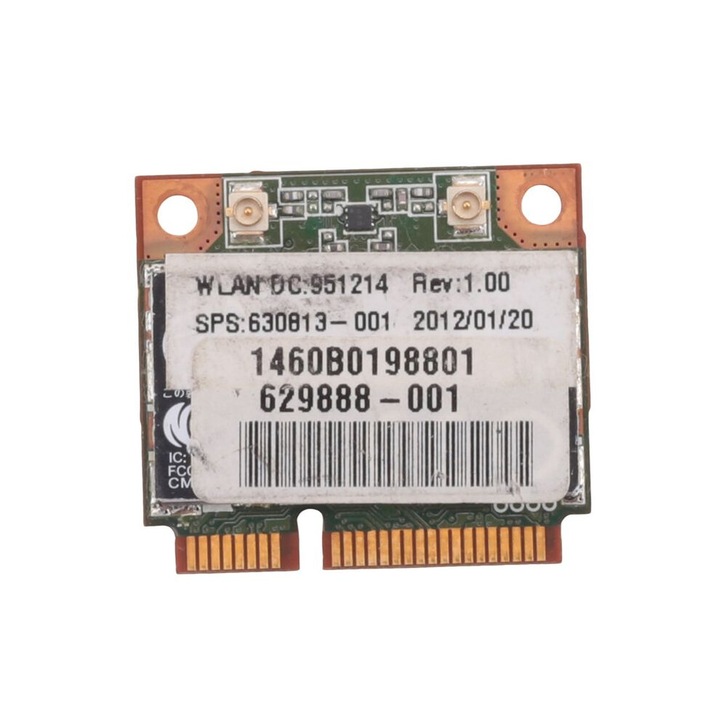 Безжична двубандова карта 300M RT3592BC8, 30x26.8mm, зелен + черен, комплект 1 брой