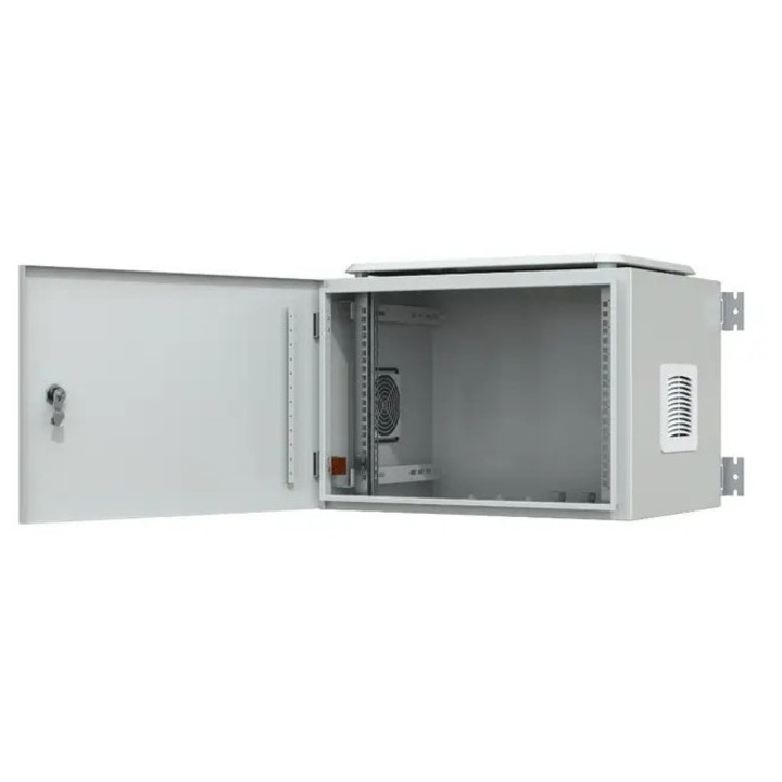 Mirsan MR.IP54W07U45.03 19" 7U IP54 fali rack szekrény 600x439x450mm fehér