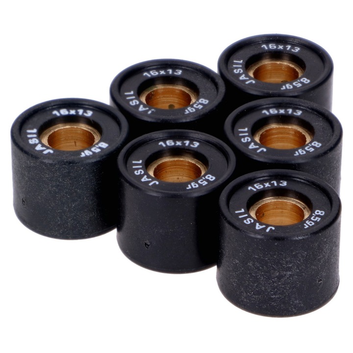 Role Variator Top Racing 16x13mm, 8, 5g, set complet, pentru scutere și mopede