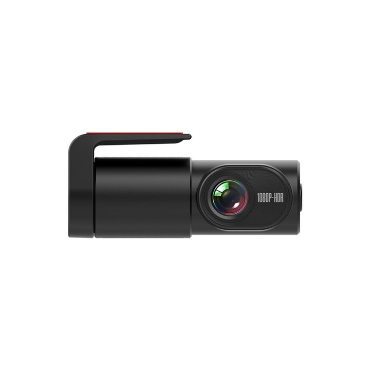 Autós DVR kamera USB 1080 Full HD, videofelvétel, 140 széles látószög, Wi-Fi csatlakozás, fekete