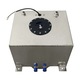 Rezervor Combustibil, Universal, Aluminiu, 20 L, Senzor 0–90 Ohm, 38, 5×31×21, 5 cm, Filet 2, 22 cm, Argintiu
