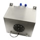 Rezervor Combustibil, Universal, Aluminiu, 20 L, Senzor 0–90 Ohm, 38, 5×31×21, 5 cm, Filet 2, 22 cm, Argintiu
