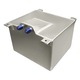 Rezervor Combustibil, Universal, Aluminiu, 20 L, Senzor 0–90 Ohm, 38, 5×31×21, 5 cm, Filet 2, 22 cm, Argintiu