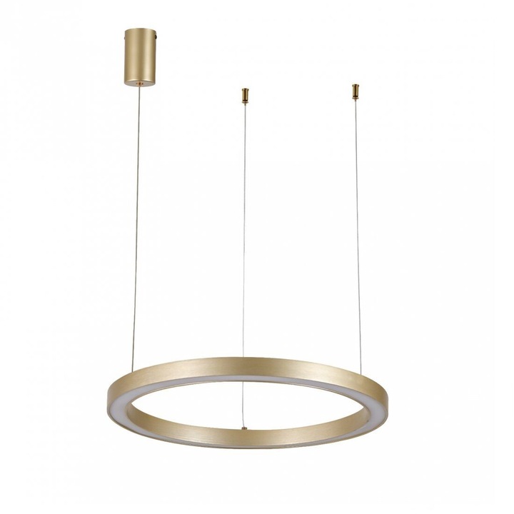LED függőlámpa 36 W, arany, 180-240 V, semleges fény 4000K, 2100 lm, 120x60 cm