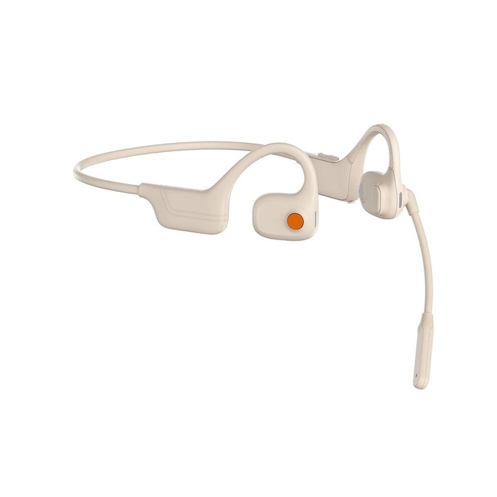 DG09 vezeték nélküli fülhallgató, IPX5 vízálló, mikrofonnal, 10 óra üzemidő, fehér