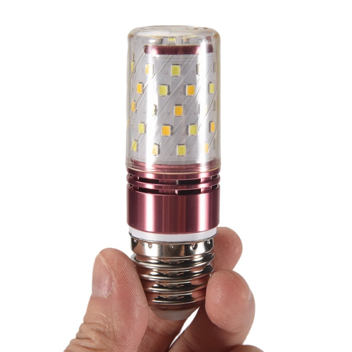 LED царевичен кочан 12W, 3 цветови температури, метален, 3.2x3.2x9.8см