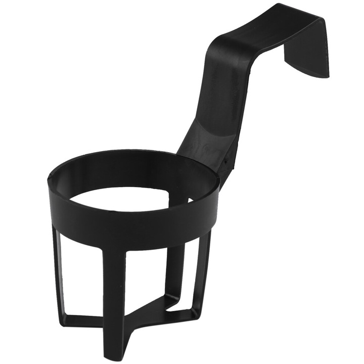 Autós italtartó, fekete, 14x7x14cm, 1 darab