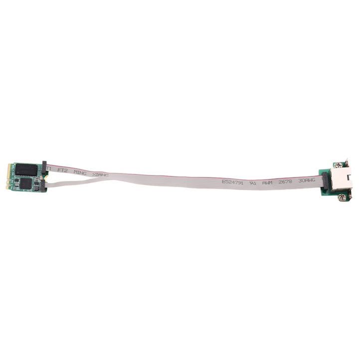 Placa de retea 5G Gigabit M.2 A+E Key, RJ45, chip RTL8126, 5Gbps, pentru Windows 10/8/7