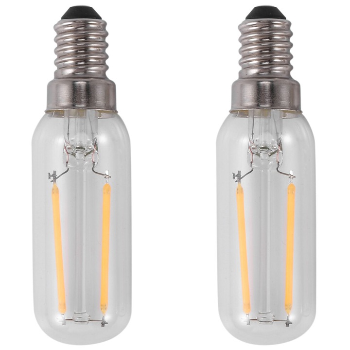 2 db E14 3W LED izzó szetthez, meleg fehér, 25mm x 91mm