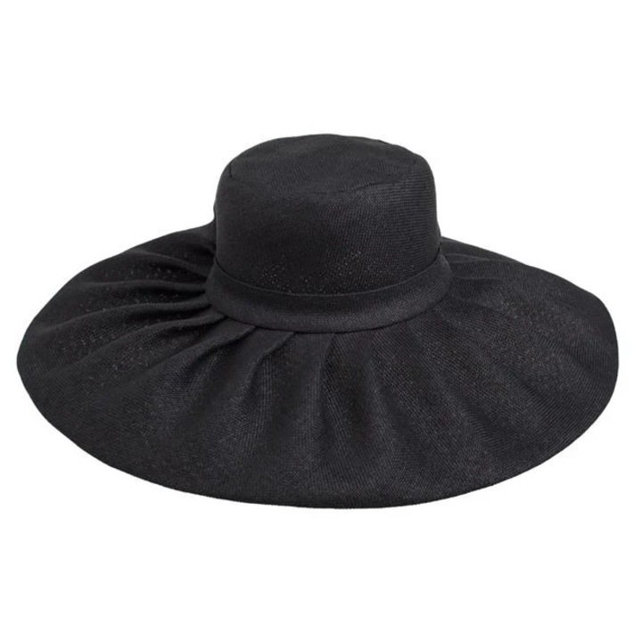 Palarie cu Volan si Funda Neagra pentru Femei Marime 57