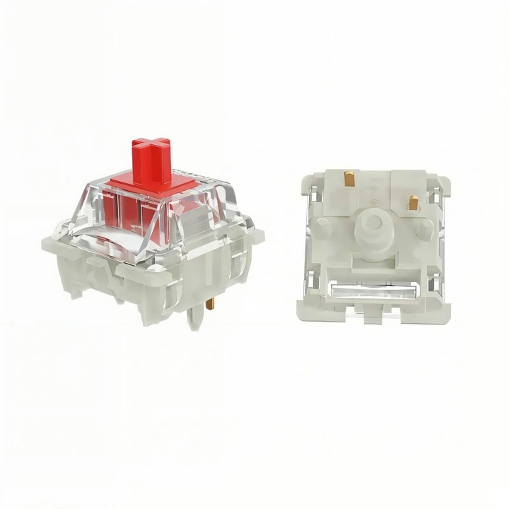 Комплект суичове Gateron KS-9 Silent 2.0, Red, 110 броя, 5-pin