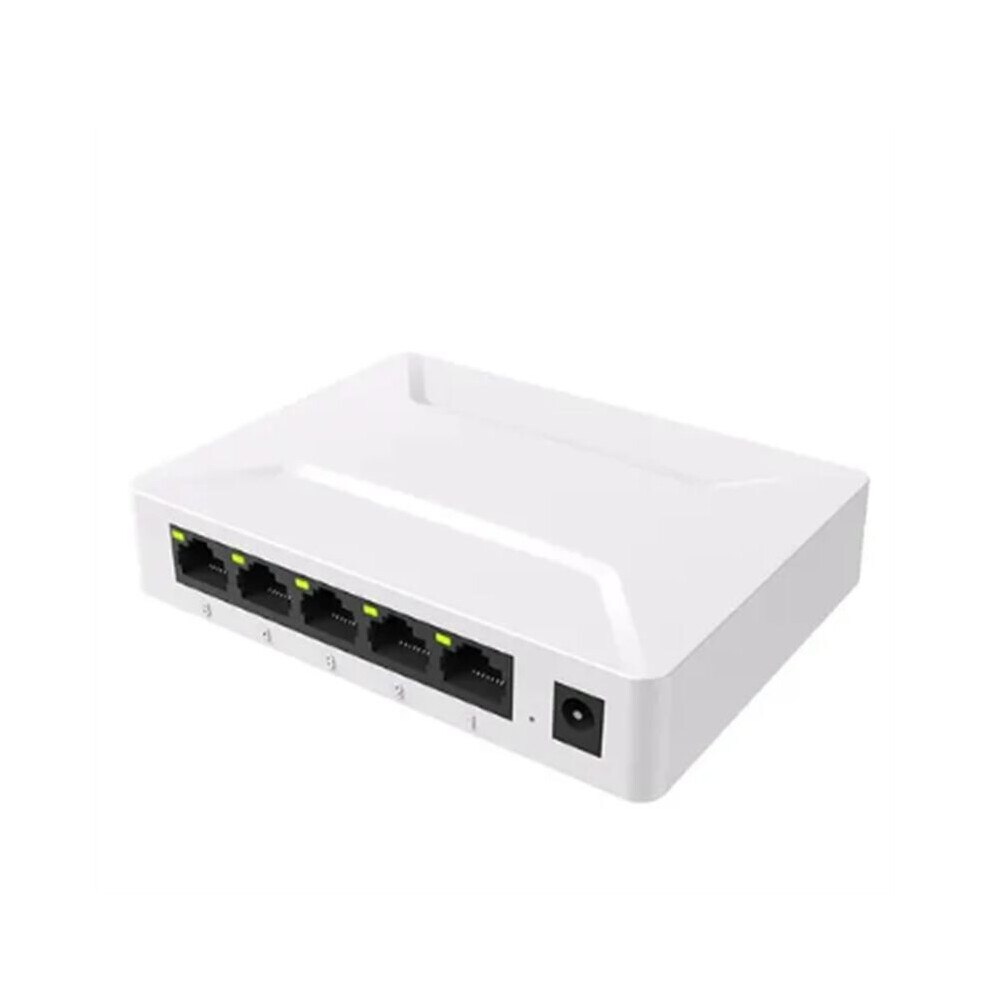 Switch de retea 5 porturi, 100/1000 Mbps, alb, EU Plug - eMAG.ro