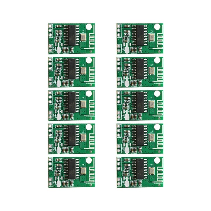 10 db CA-6928 audio modul készlet, 5V, 3W, 4 ohmos, zöld