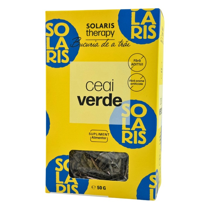 Solaris zöld tea, 50g, zöld tea íz, teáskannához