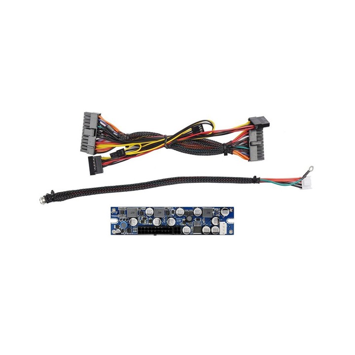 Surse PC, 200W, 16V-24V, fara ventilator, albastru, set converter PSU