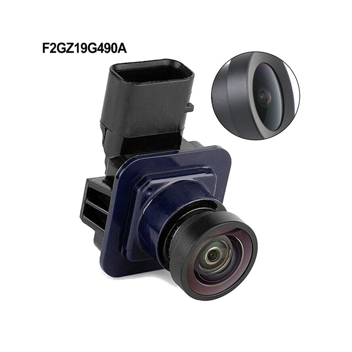 F2GZ-19G490-A tolatókamera, 2015-2018-as modellekhez, fekete, ABS műanyagból