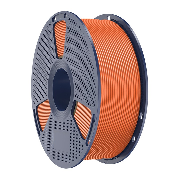Filament pentru imprimanta 3D Sunlu PETG Shiny, Diametru 1.75mm, 1kg, Portocaliu