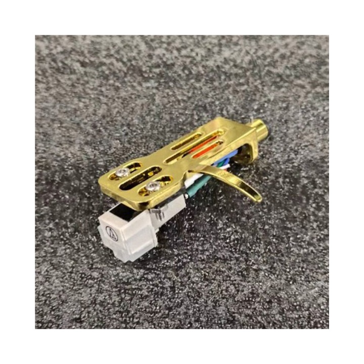 2X mágneses hangszedő készlet AT3600L LP lemezjátszóhoz, arany, Hi-Fi audio kiegészítők