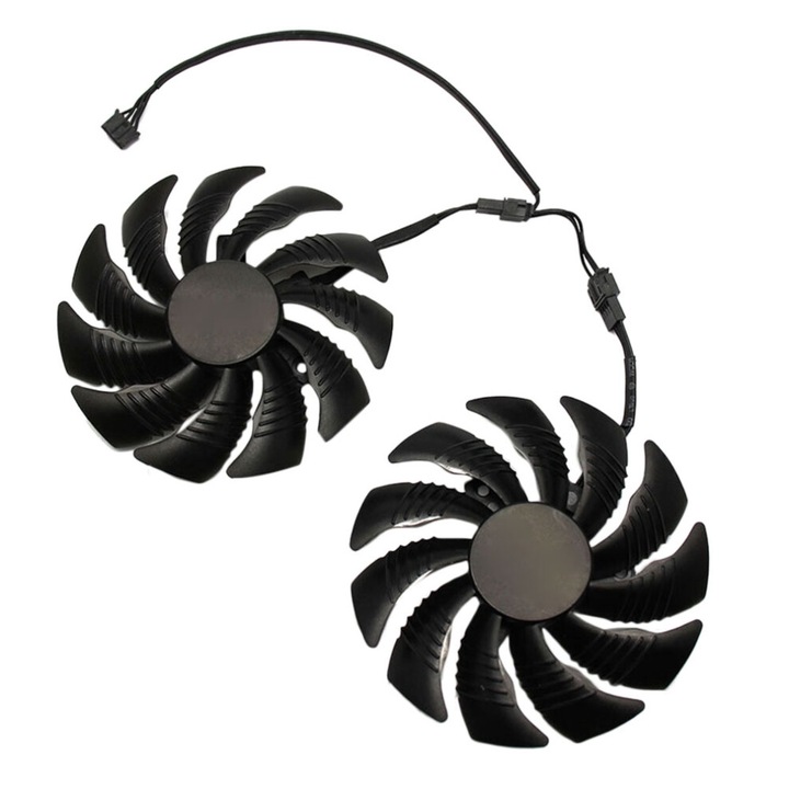 Cooler VGA, 88mm, 2 bucati, pentru REDEON AORUS RX580/570, 85x85x10mm, 12V