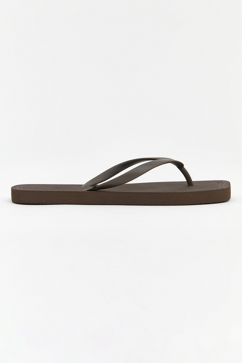 LC WAIKIKI, Papuci flip-flop cu varf rotund, Maro inchis, 38