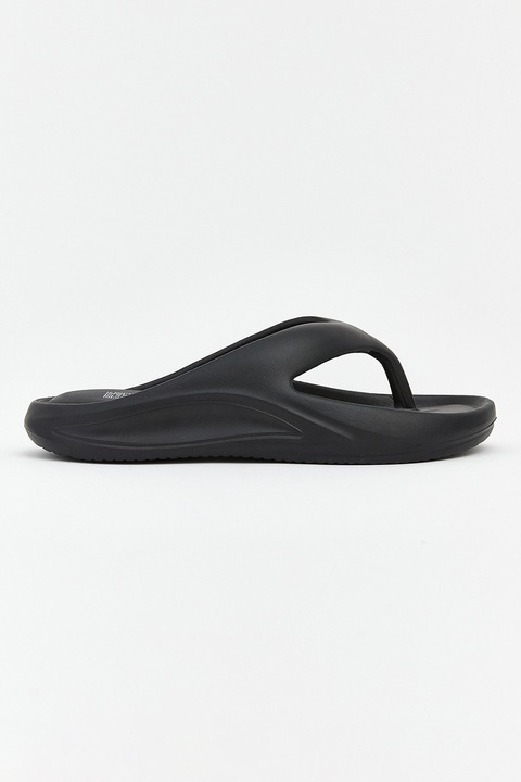 LC WAIKIKI, Papuci flip flop cu detalii perforate, Negru, 36-37